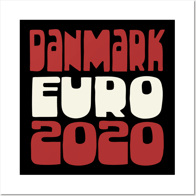 Danmark / Euro 2020 FanArt Wall Art by DankFutura